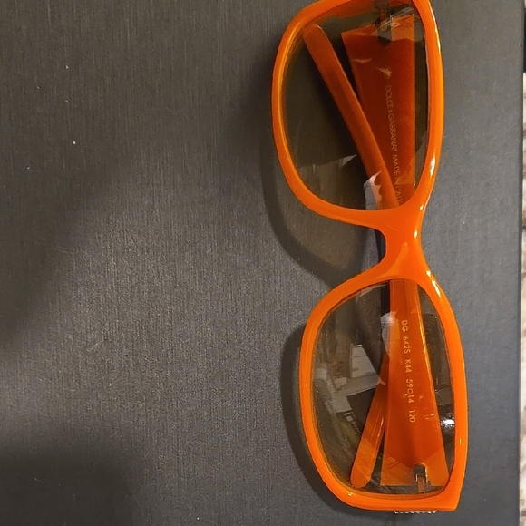 Orange Sunglasses with Brown Lenses - Picture 8 of 8